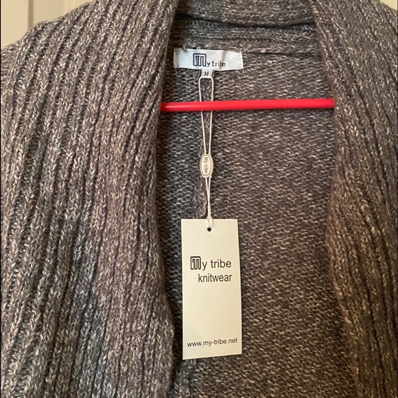 My Tribe Grey Open Cardigan Small and Med - Picture 2 of 9